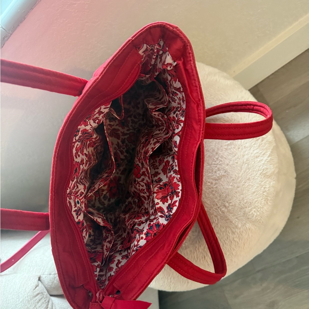 Vera Bradley Vibrant Red Tote Bag
